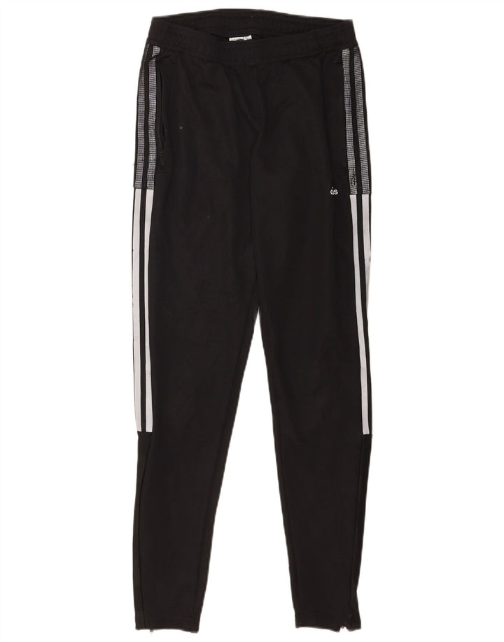 Damskie spodnie dresowe Adidas UK 4/6 XS Czarny poliester