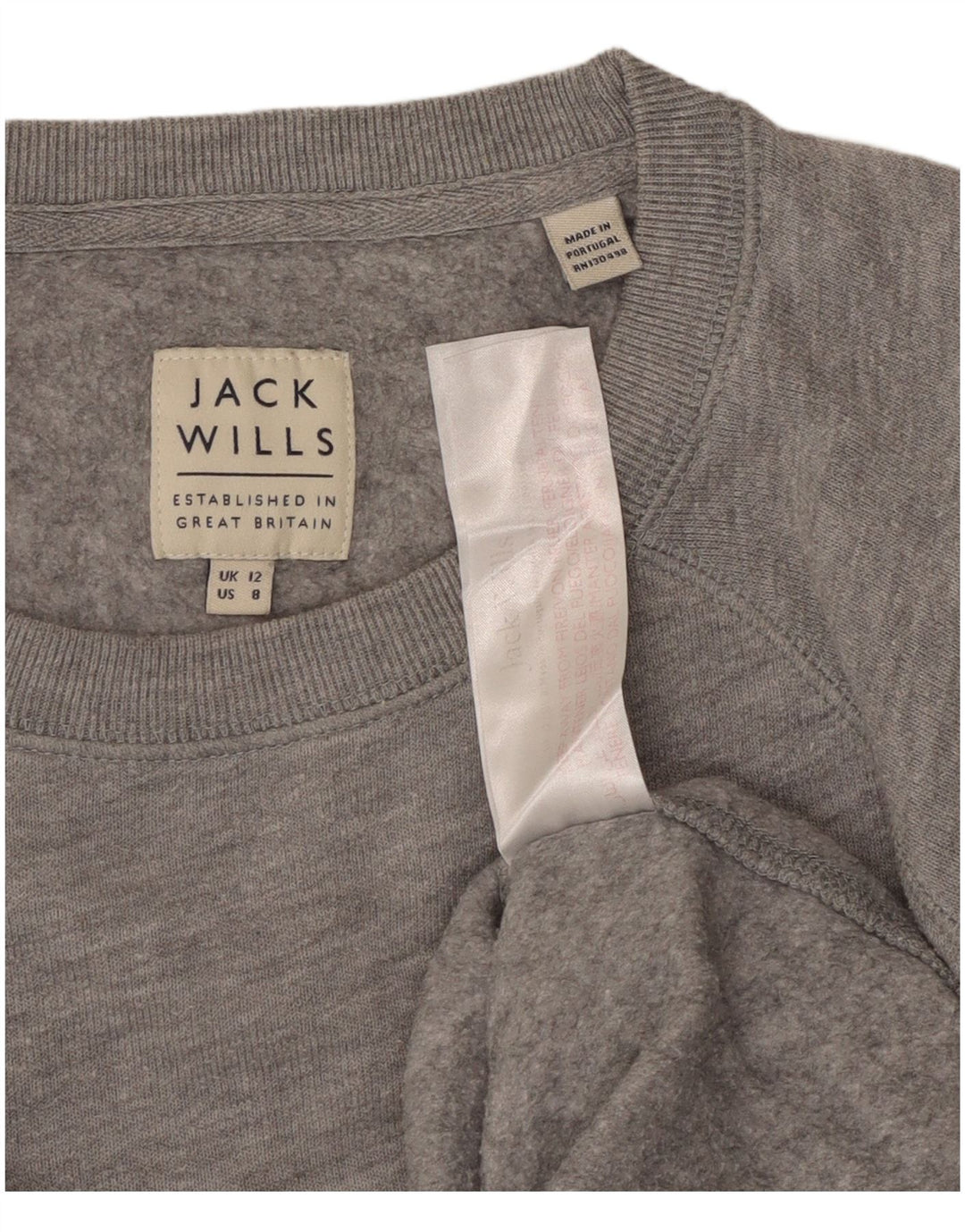 Damska bluza dresowa Jack Wills UK 12, średnia szara bawełna