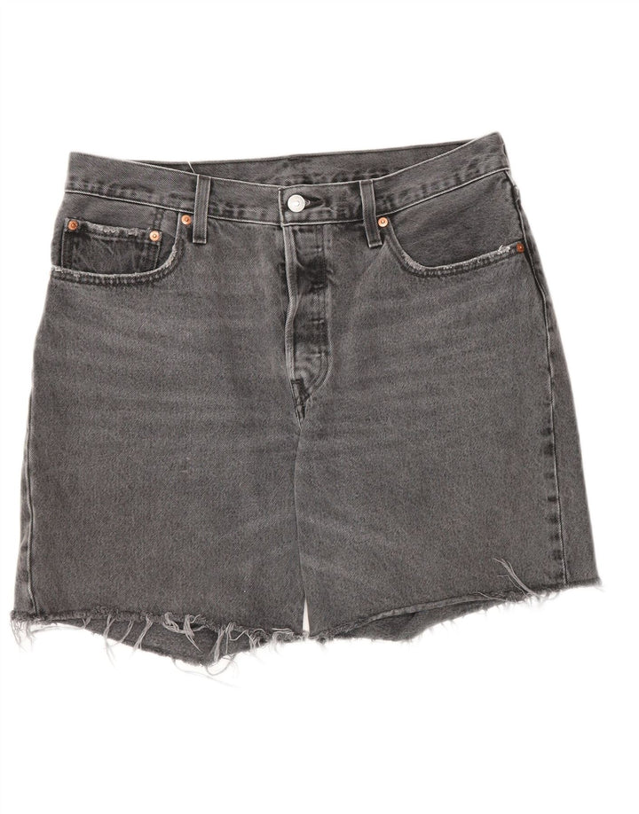 LEVI'S Mens 501 Denim Shorts W31 Medium  Grey Cotton