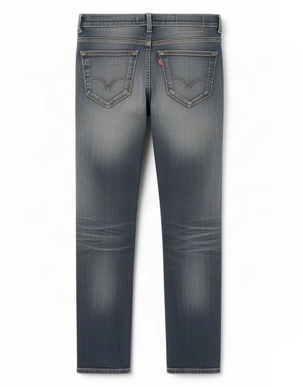Męskie jeansy Levi's 519 Slim W30 L32 Granatowa bawełna