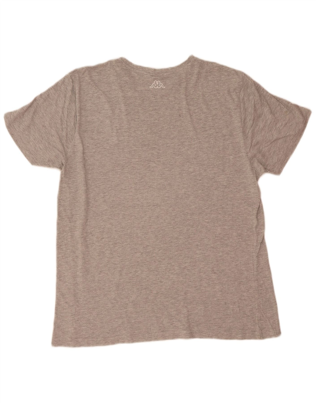 Męski T-shirt z grafiką Kappa Top 2XL Szary nakrapiany