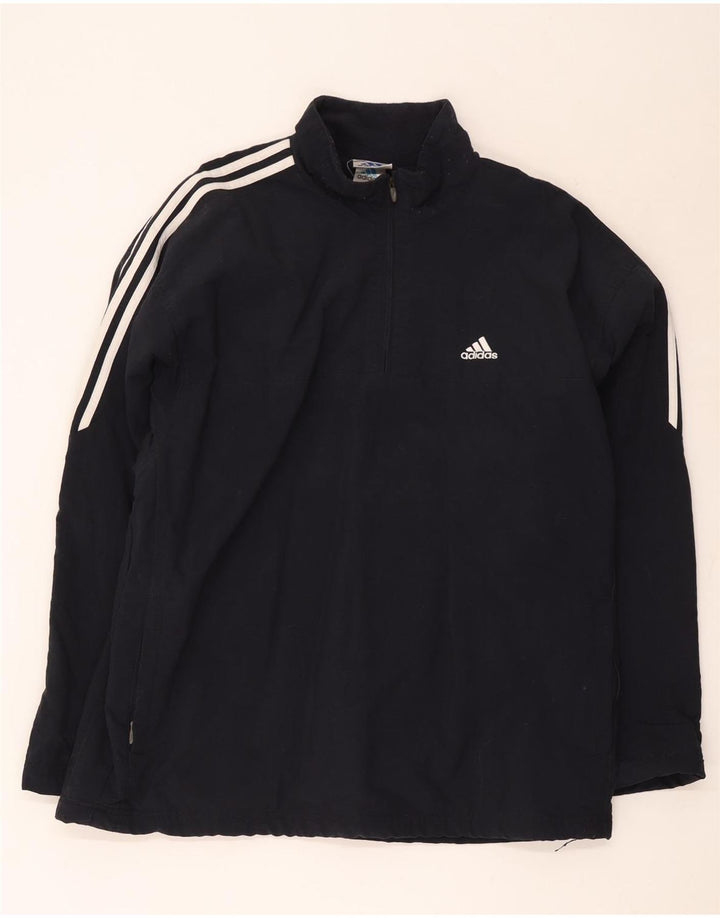 Adidas Męski sweter dresowy Top UK 44/46 Duży granatowy poliester