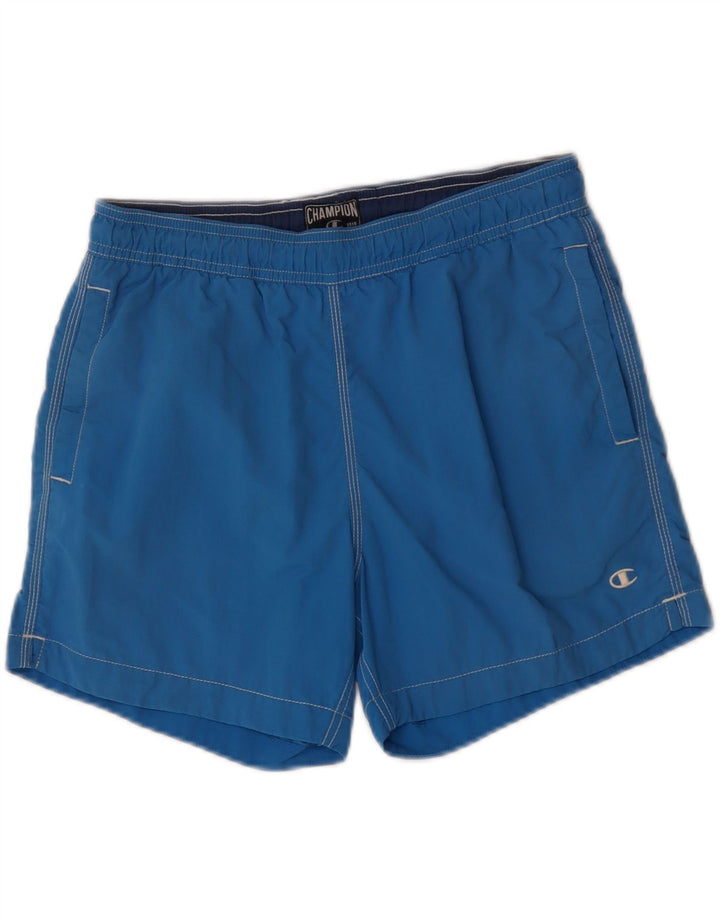 CHAMPION Mens Swimming Shorts Small  Blue Polyamide Vintage Champion and Second-Hand Champion from Messina Hembry 