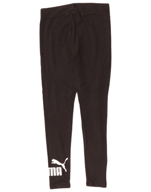 Damskie legginsy Puma Graphic UK 14, średnie czarne