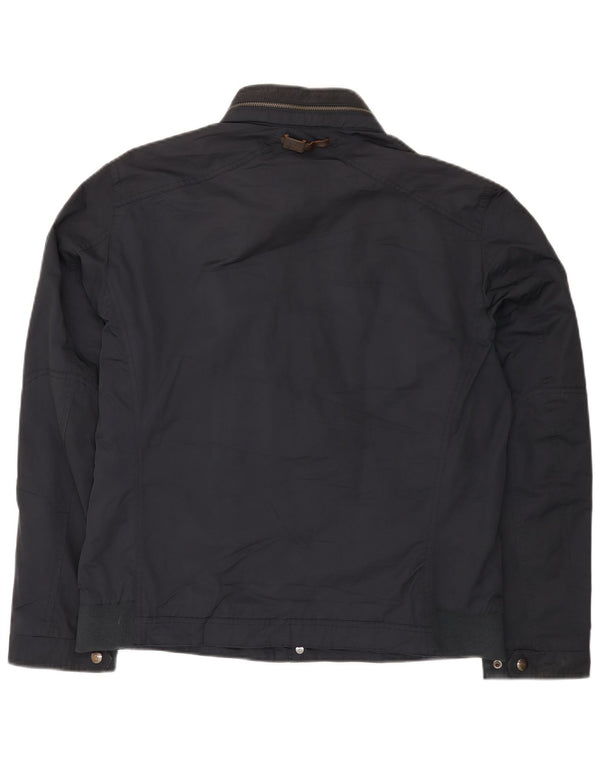 Męska kurtka z kapturem Massimo Dutti UK 42 XL, granatowa, bawełniana