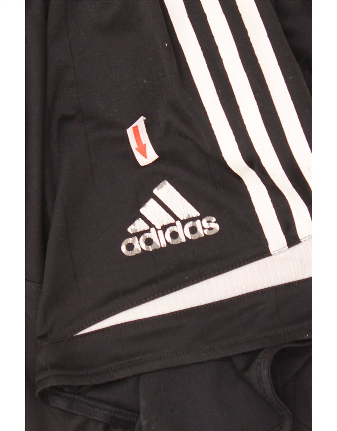 Męskie spodenki sportowe Adidas z grafiką, średni czarny poliester z blokami kolorów