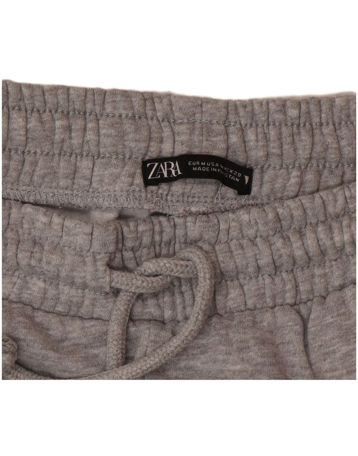 Damskie spodnie dresowe Zara Joggers UK 12 Średni szary, nakrapiany poliester
