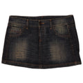 Spódnica mini jeansowa damska Benetton IT 44 Medium W32 Granatowa