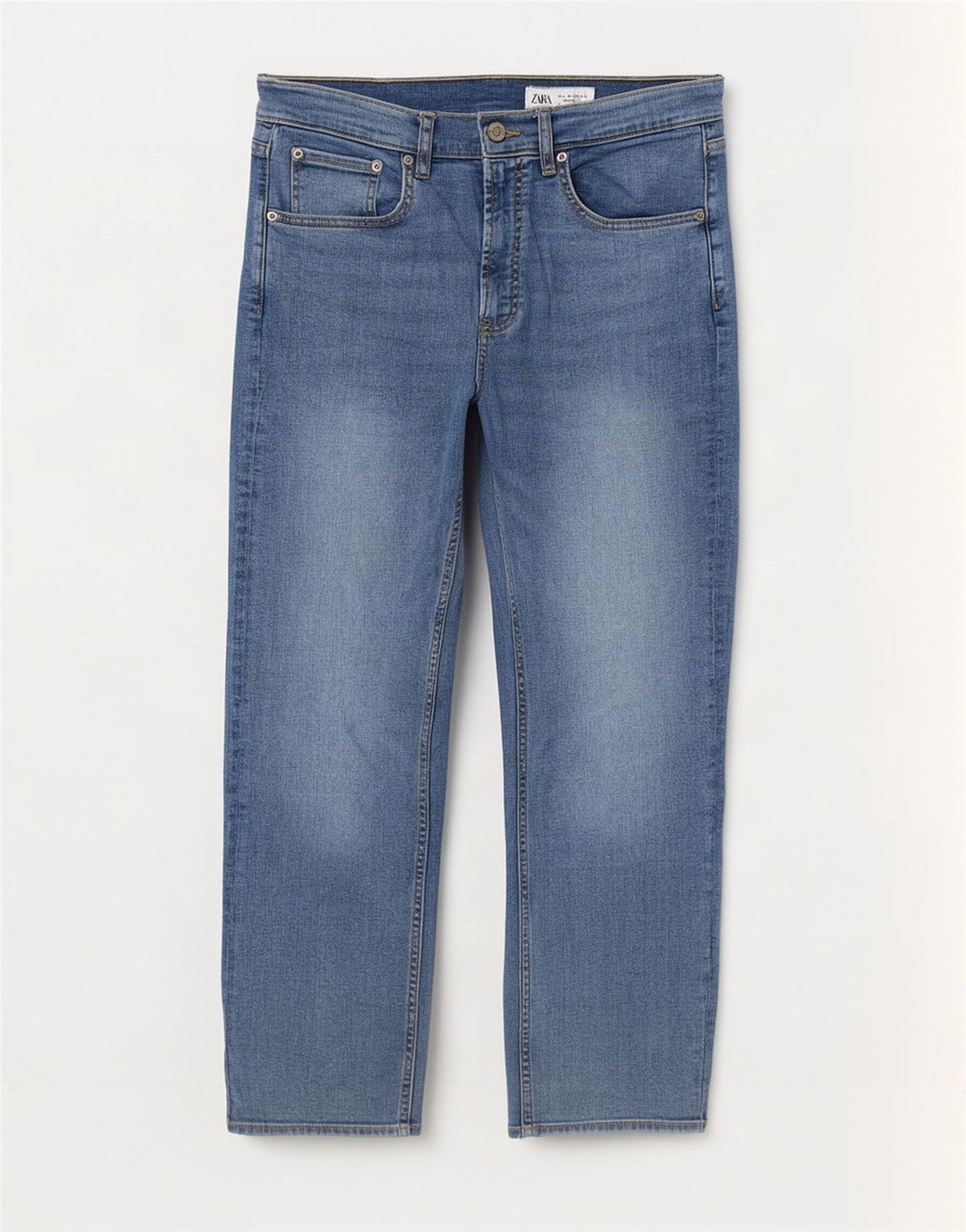 Damskie proste dżinsy Zara EU 40 Medium W30 L27 Niebieskie