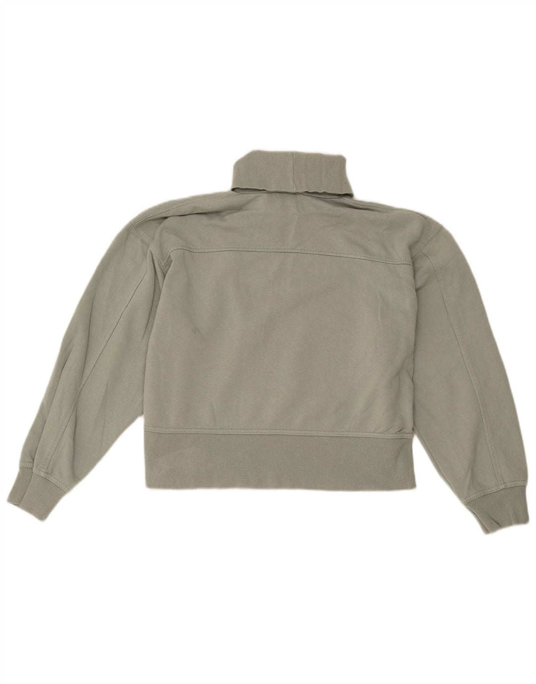 Bluza damska Zara Crop Sweter UK 14 Średnia zielona bawełna