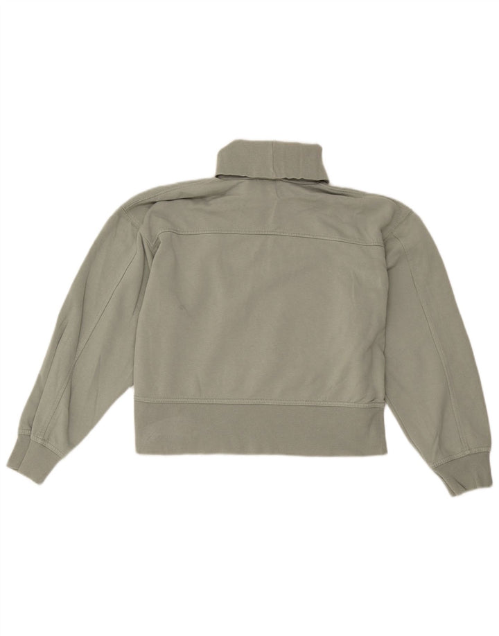 Bluza damska Zara Crop Sweter UK 14 Średnia zielona bawełna