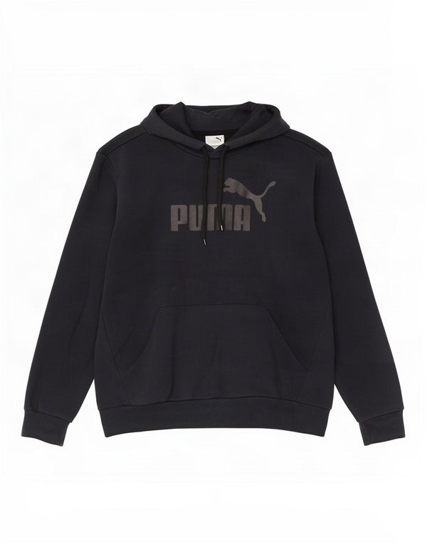 Puma Mens Graphic Hoodie Jumper XL Black Cotton