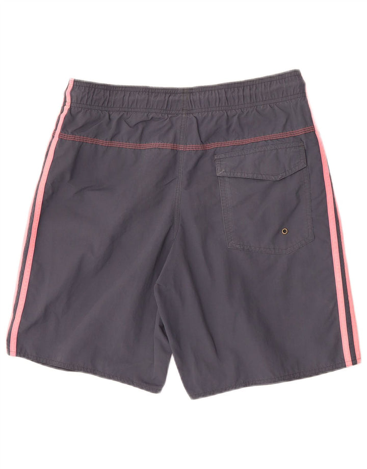Męskie spodenki kąpielowe Adidas, małe, szare, nylonowe