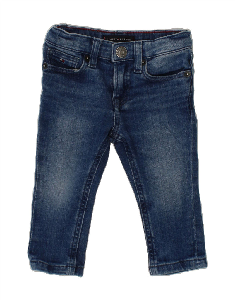 TOMMY HILFIGER Baby Girls Slim Jeans 6-9 Months W16 L9 Blue Cotton Vintage Tommy Hilfiger and Second-Hand Tommy Hilfiger from Messina Hembry 