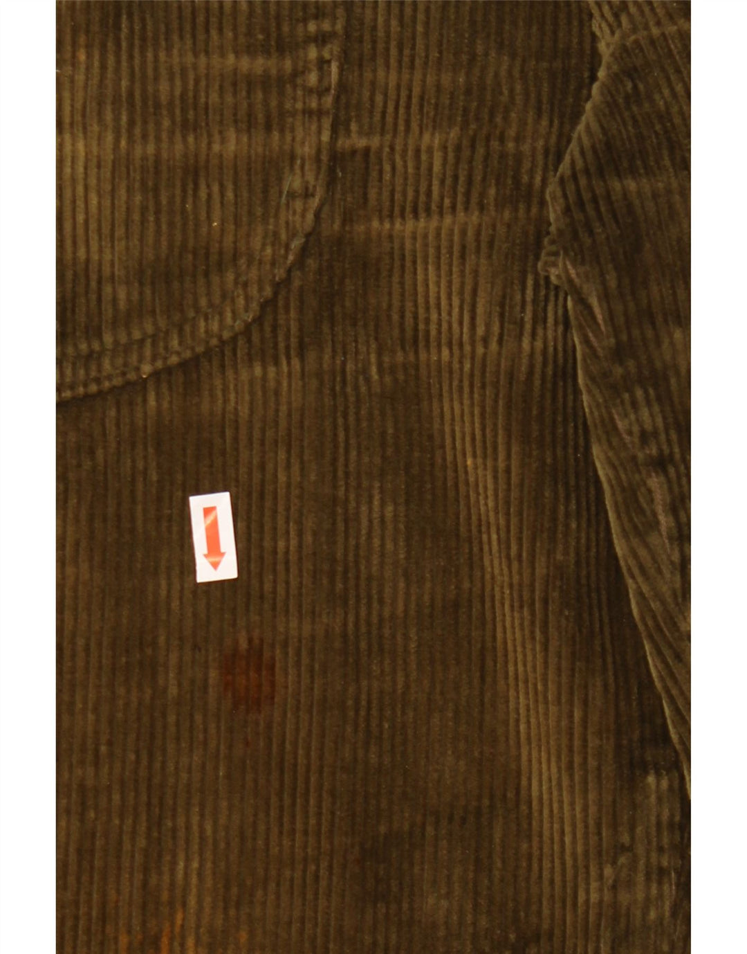 Proste sztruksowe spodnie RITT W31 L29 Khaki