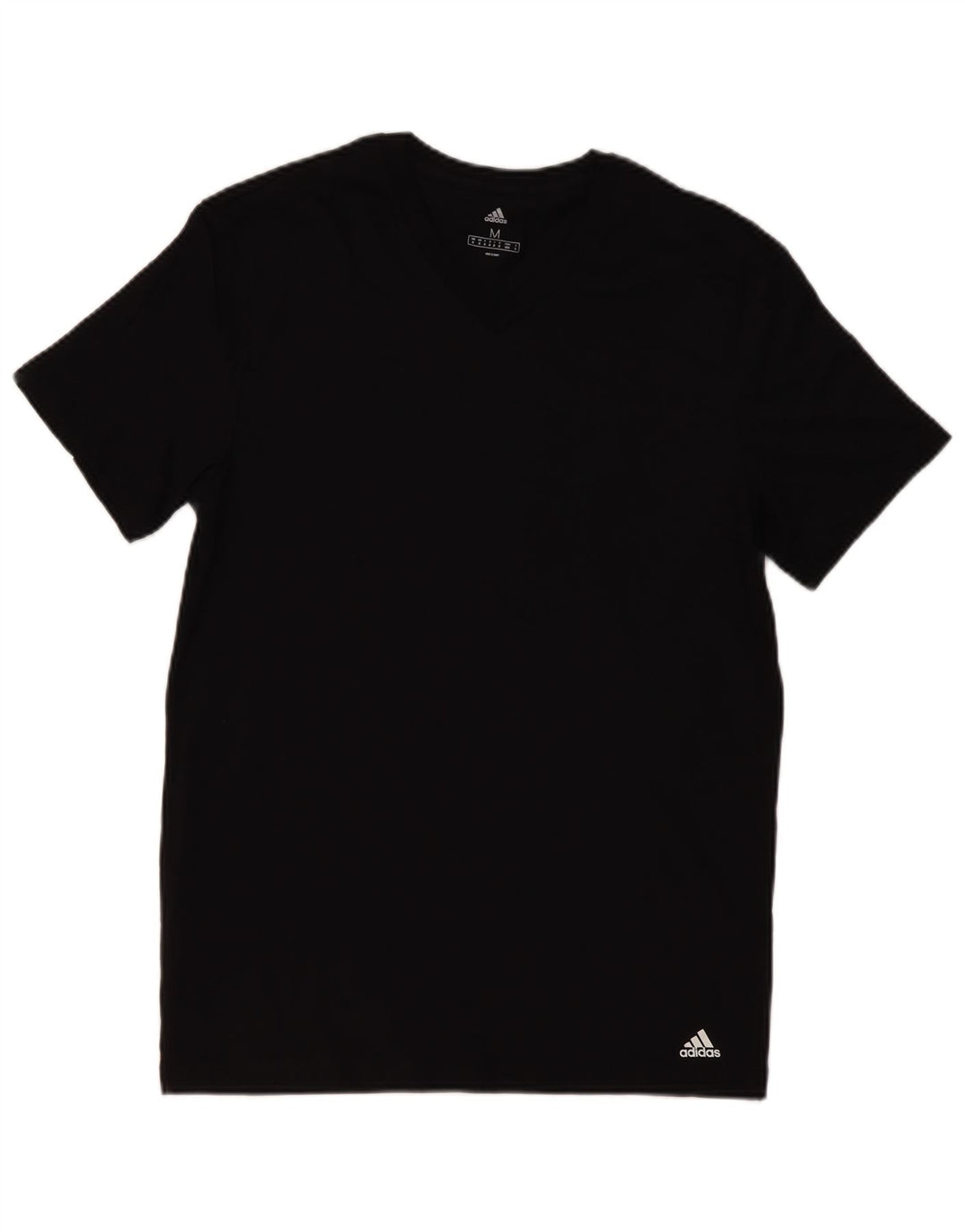 T-shirt męski ADIDAS Top, średni czarny, bawełniany