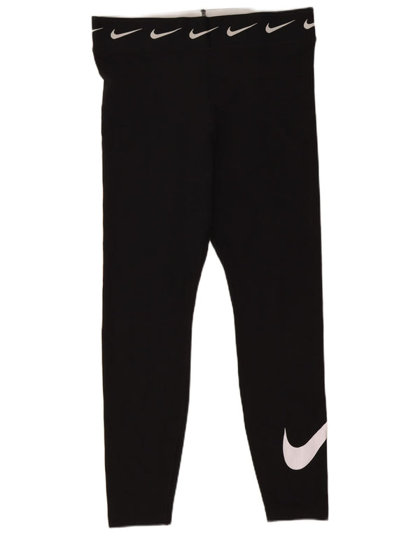 Damskie legginsy Nike Graphic UK 18 XL, czarne, bawełniane