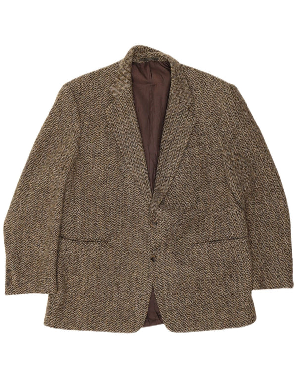 Męska marynarka Benvenuto Harris Tweed IT 56 3XL w jodełkę