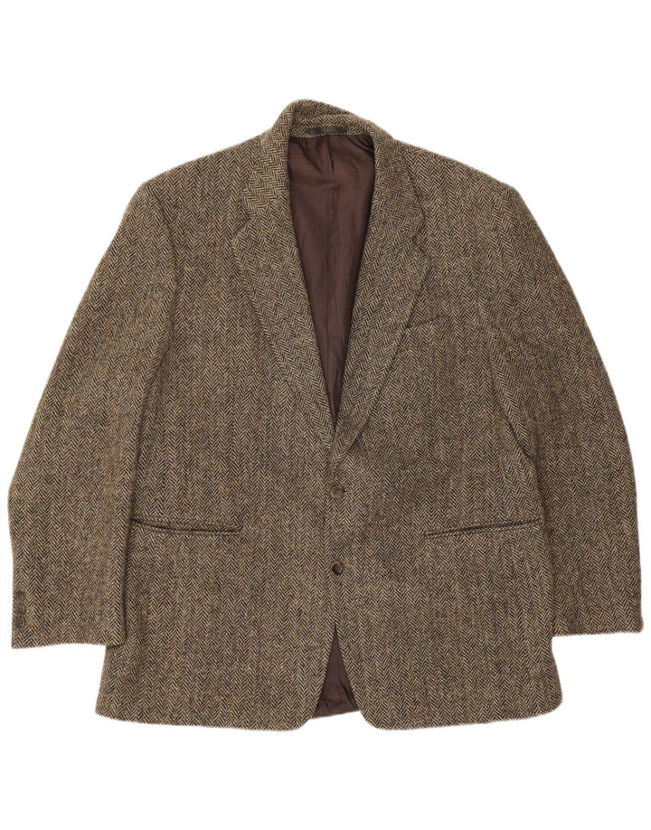 Męska marynarka Benvenuto Harris Tweed IT 56 3XL w jodełkę