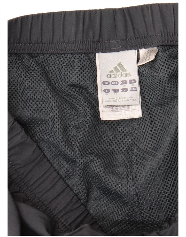 Damskie spodnie dresowe Adidas Climalite UK 12, średni czarny poliester