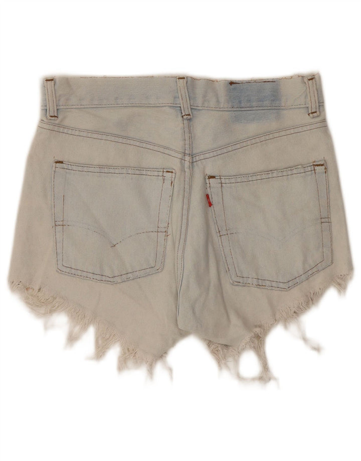 Damskie spodenki jeansowe Levi's W28 w kolorze średniego błękitu
