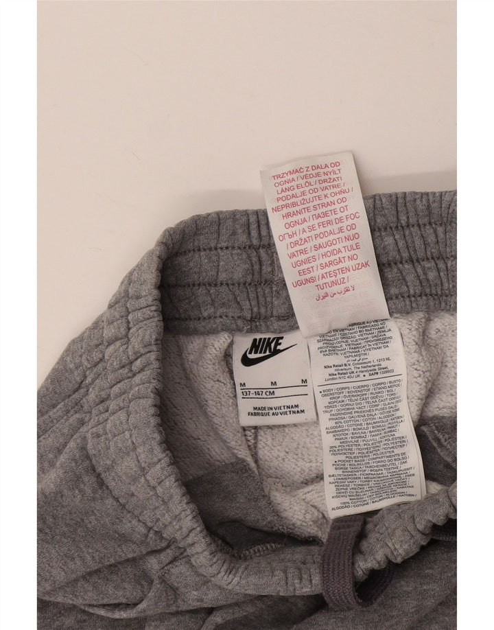 Chłopięce spodnie dresowe NIKE Joggery 10-11 lat, średnio szara bawełna