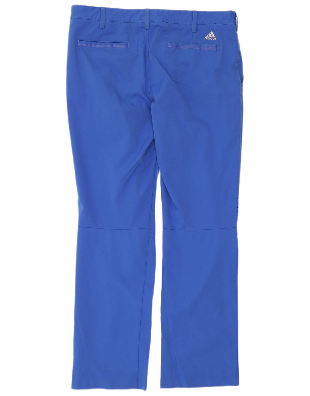 Męskie proste spodnie chino ADIDAS W36 L32 Niebieski poliester