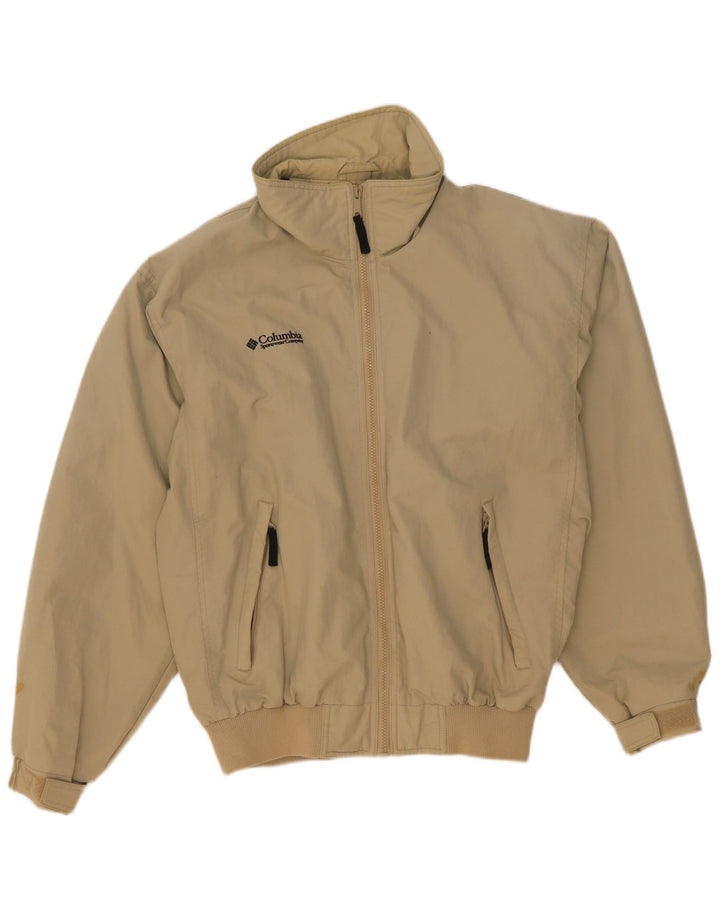Męska kurtka przeciwdeszczowa Columbia UK 36 Small Beżowy nylon