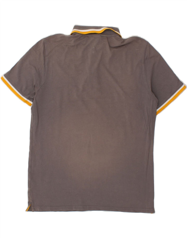 DIADORA Mens Slim Polo Shirt XL Grey Vintage Diadora and Second-Hand Diadora from Messina Hembry 