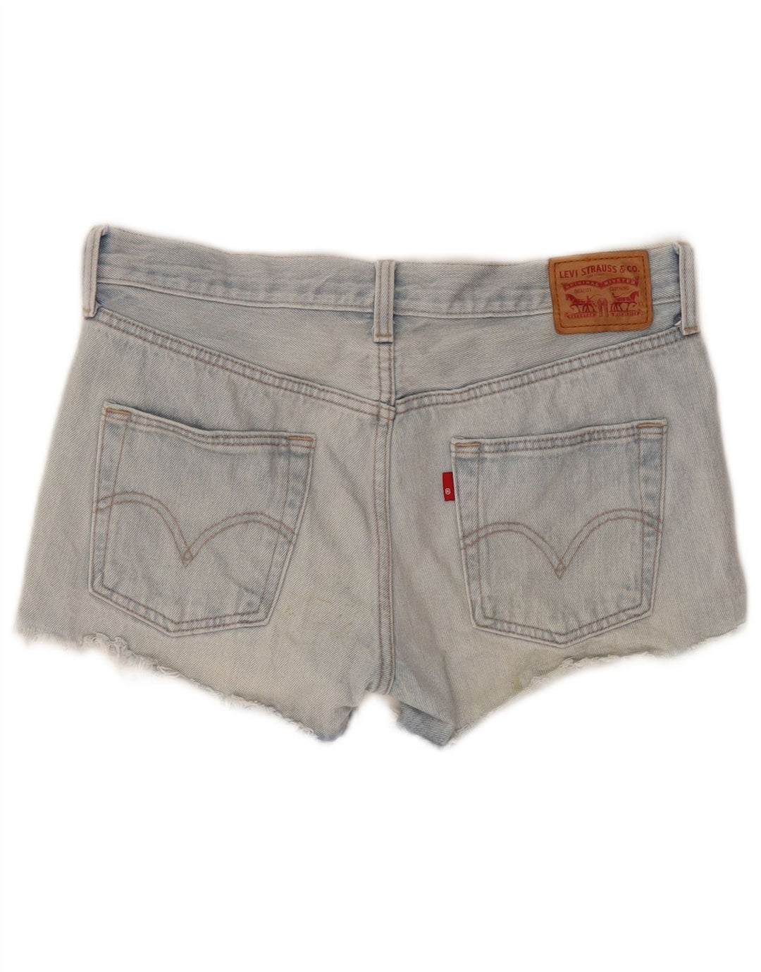 Damskie spodenki jeansowe LEVI'S 501 W27, małe, niebieskie, bawełniane