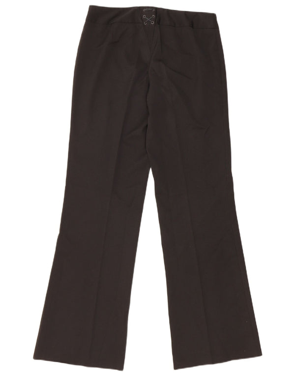 Damskie spodnie garniturowe Oasis Bootcut UK 10 Small W28 L31 Czarny poliester