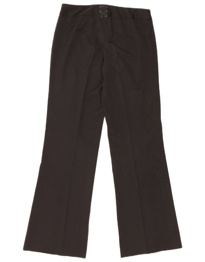 Damskie spodnie garniturowe Oasis Bootcut UK 10 Small W28 L31 Czarny poliester