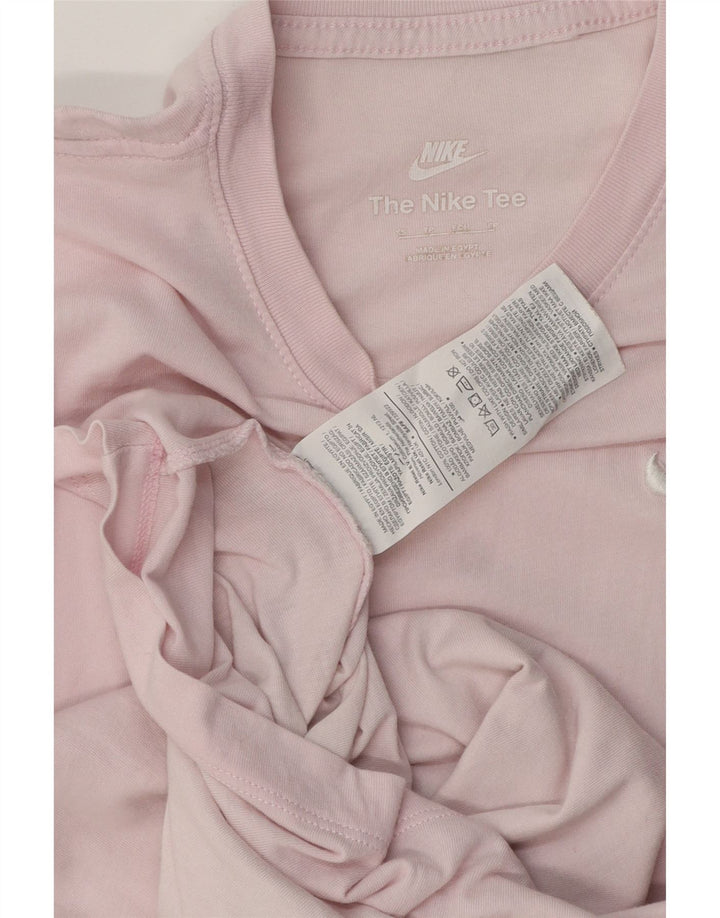 T-shirt męski Nike Top XS, różowy, bawełniany