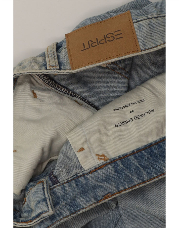 Męskie spodenki jeansowe Esprit W33 Średnioniebieskie, bawełniane