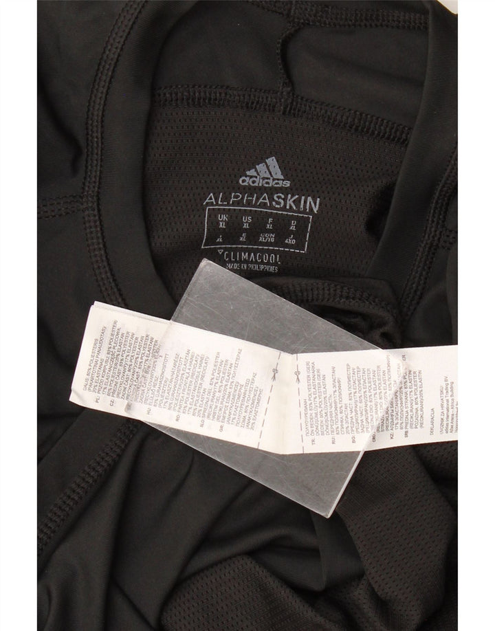 Damska koszulka Adidas Climacool z długim rękawem UK 18 XL, czarny poliester