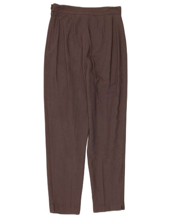 Spodnie damskie Via Dei Ciclamini z wysokim stanem IT 42 Medium W26 L28 Brow