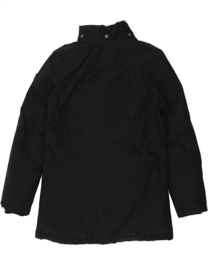 WOOLRICH Womens Windbreaker Jacket UK 12 Medium Navy Blue Vintage Woolrich and Second-Hand Woolrich from Messina Hembry 