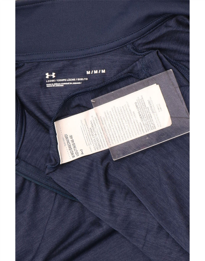 Męski dres z zamkiem błyskawicznym Under Armour, średni granatowy