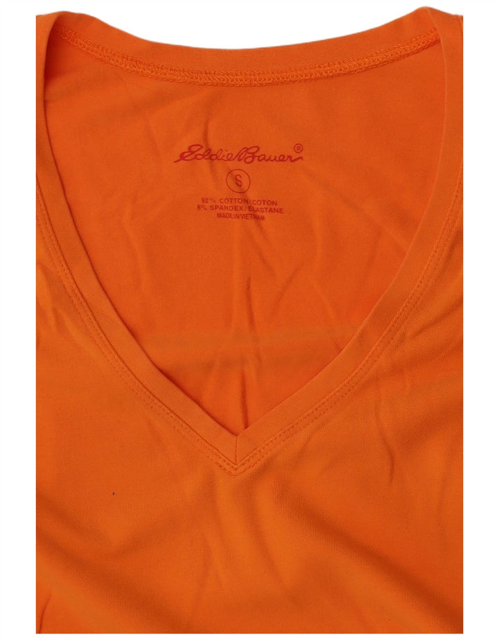 Kamizelka damska Eddie Bauer Top UK 10 Small Orange Cotton