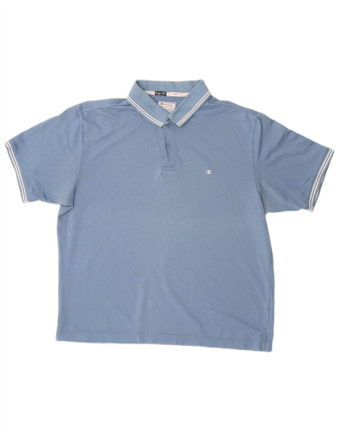 Męska koszulka polo Champion Easy Fit, duża niebieska