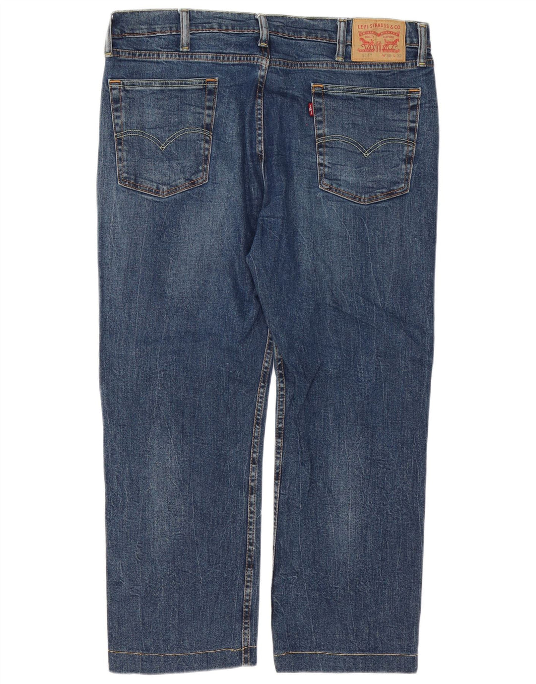 Męskie jeansy Levi's 514 Straight W38 L27 Niebieskie bawełniane