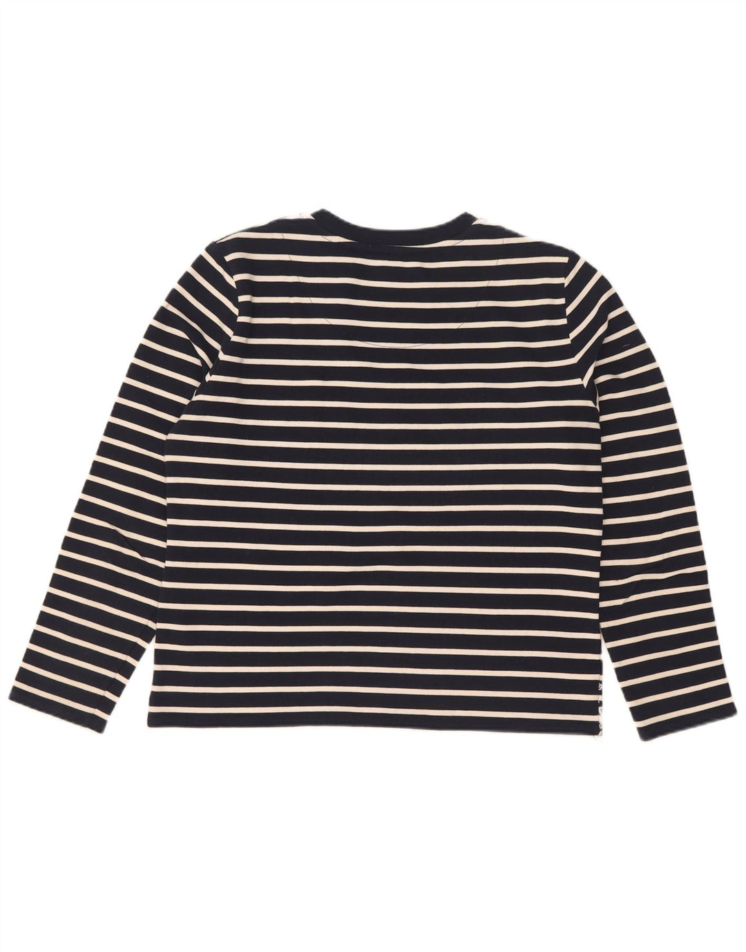 Damski top oversize Superdry z długim rękawem, UK 10, w małe granatowe paski