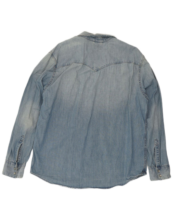 Męska koszula dżinsowa Levi's XL, niebieska, bawełniana