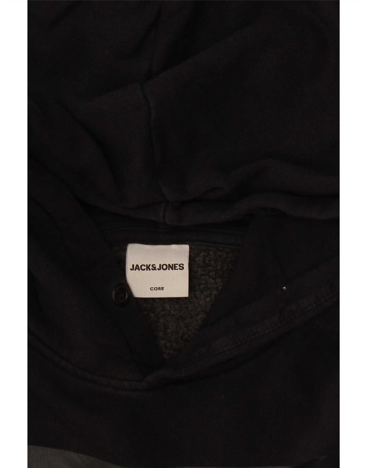 Męski sweter z kapturem Jack & Jones, mały, czarny