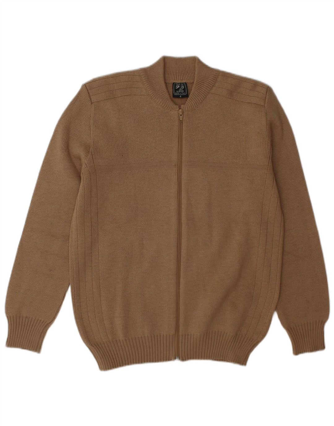 Sweter męski w stylu vintage, średni beż