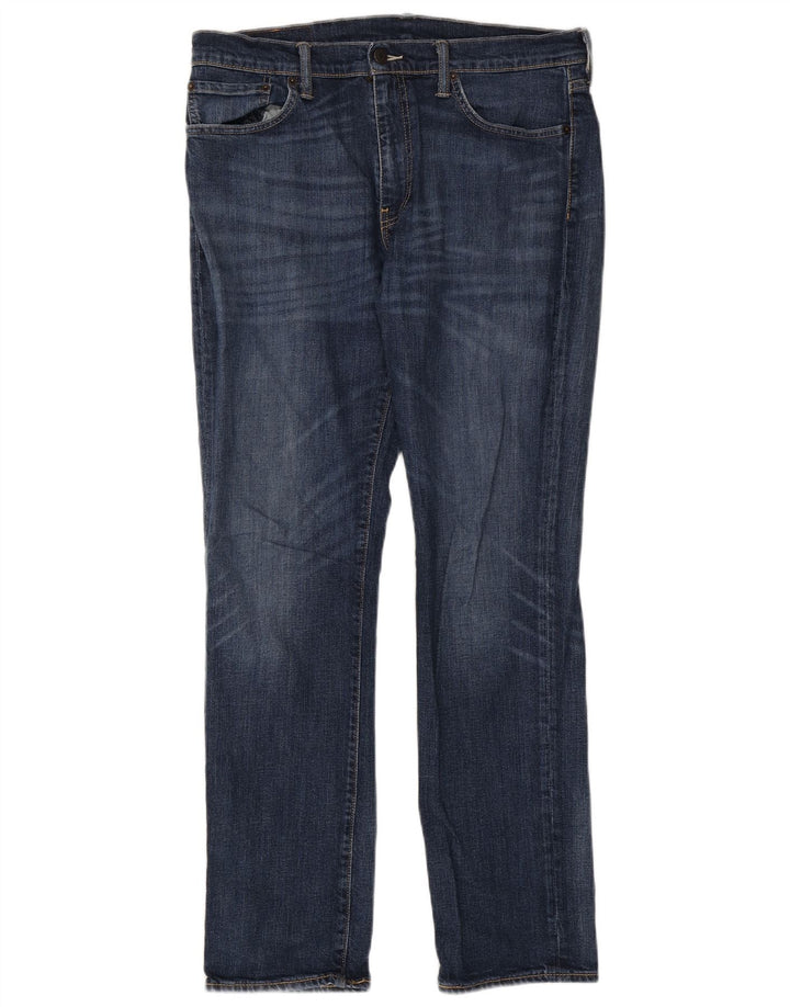 Męskie jeansy Levi's 511 Slim W36 L32 Granatowa bawełna