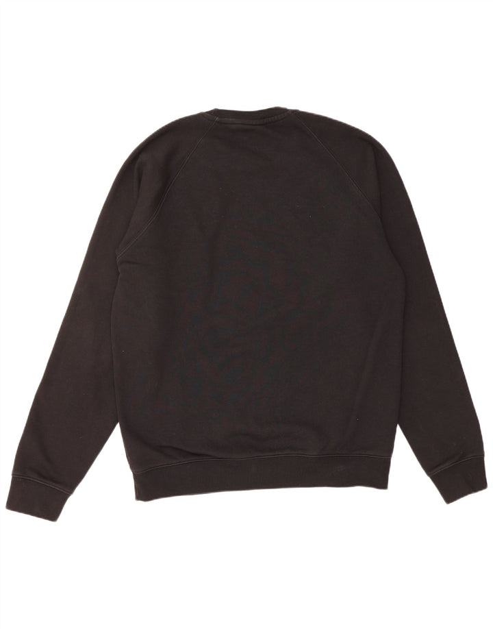 ADIDAS Mens Sweatshirt Jumper Medium Black Cotton