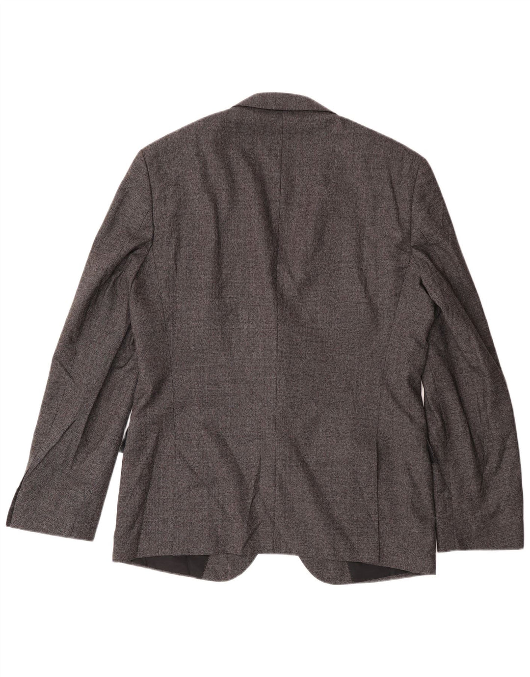 Męska marynarka Hugo Boss Slim zapinana na 2 guziki IT 52 XL Szara dziewicza wełna