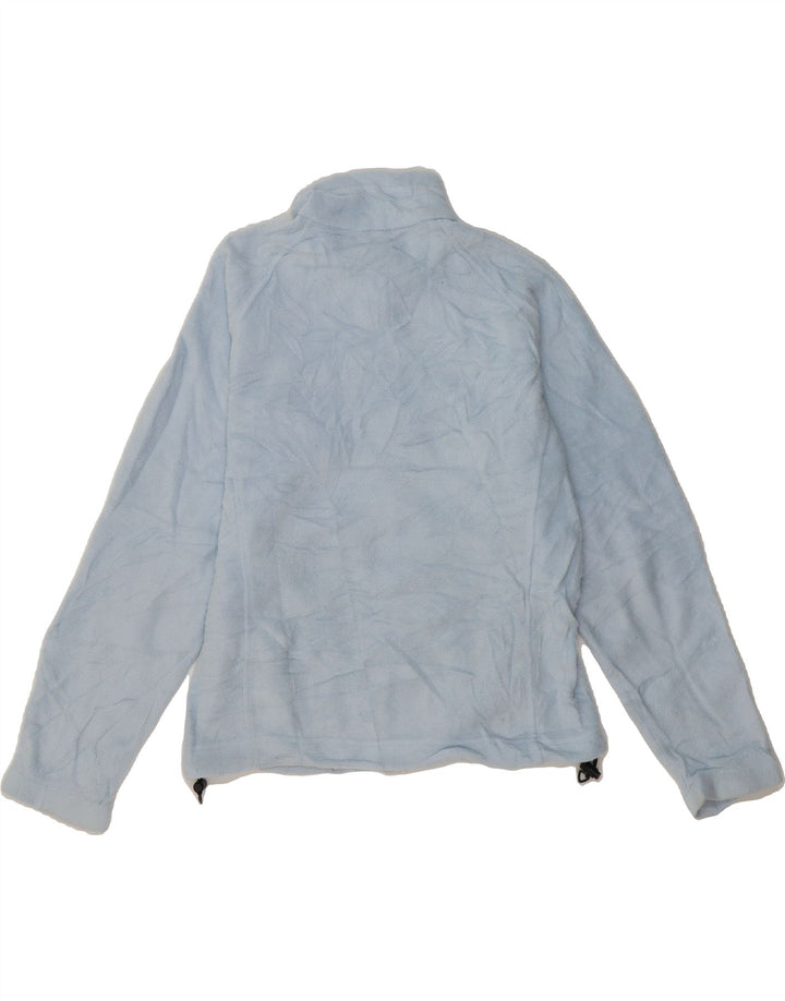 COLUMBIA Womens Fleece Jacket UK 14 Medium Blue Polyester Vintage Columbia and Second-Hand Columbia from Messina Hembry 