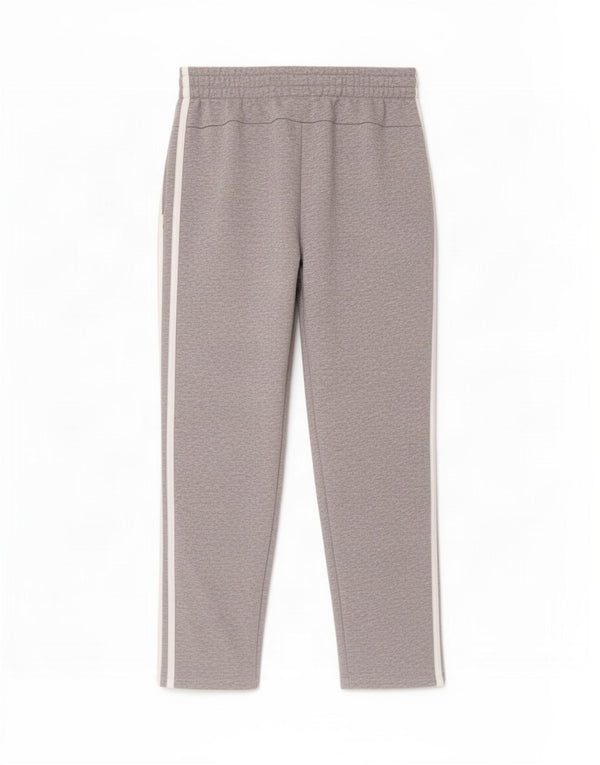 Damskie spodnie dresowe Adidas Crop UK 12/14 Średnioszare, bawełniane nakrapiane